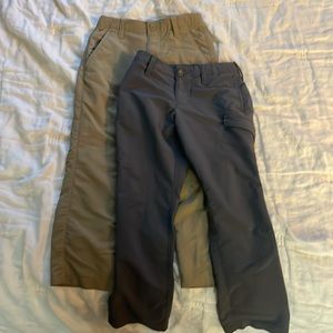 2 Boys Under Armour Pants- Size 7 (XS)